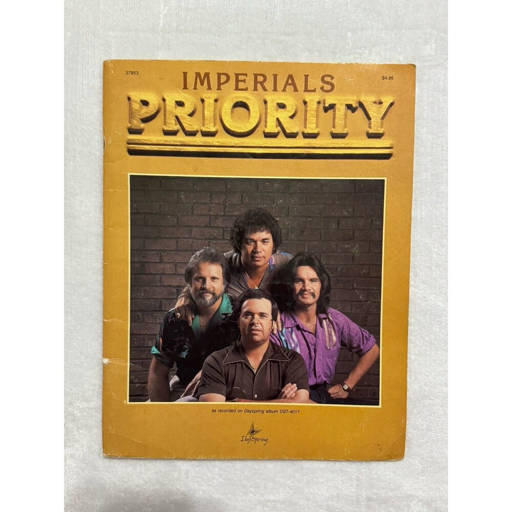 Imperials Priority 1981 Sheet Music Songbook Dayspring Michael Omartian